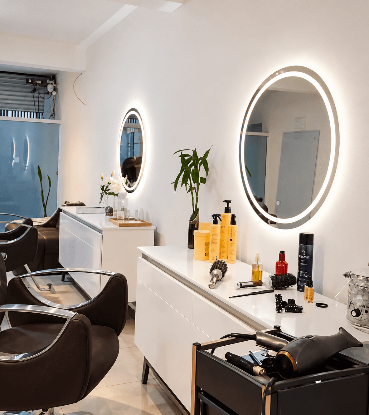 Interior do Cleide Beauty Salão em Guarulhos